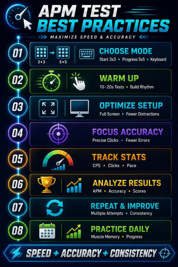 The  best practices for APM testing