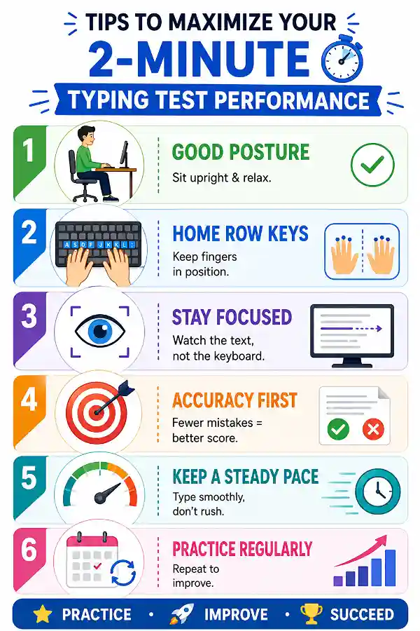 Tips to maximize typing performance